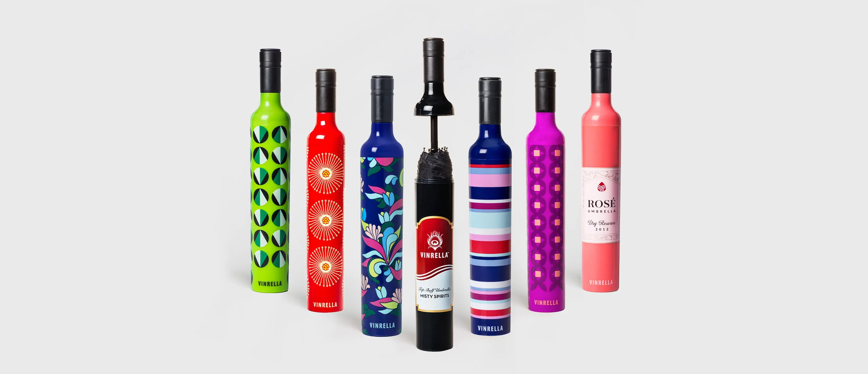 Vinrella umbrella pattern design with sustainable eco-friendly materials